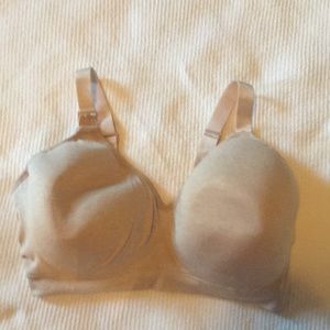 Beige nursing bra